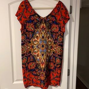 Maeve mini shift dress